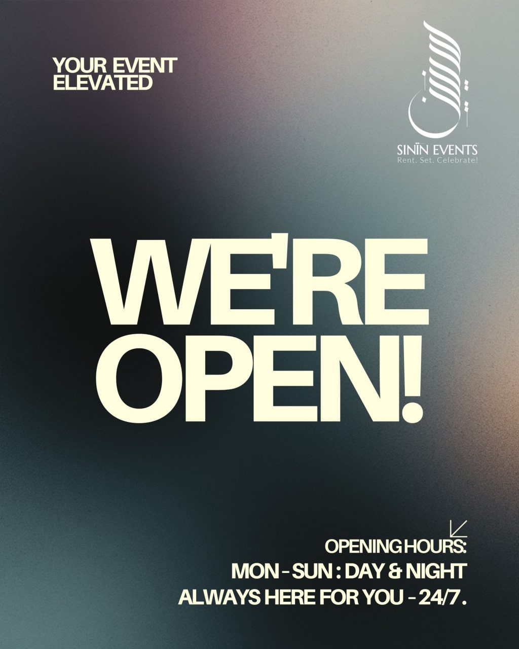 Instagram post from sininevents. This post is in position 0.